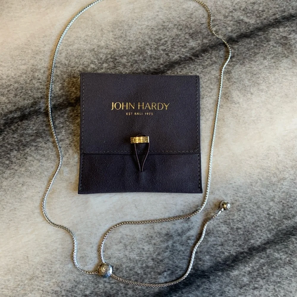 John Hardy Classic Chain Hammered Y Necklace - Picture 4 of 9